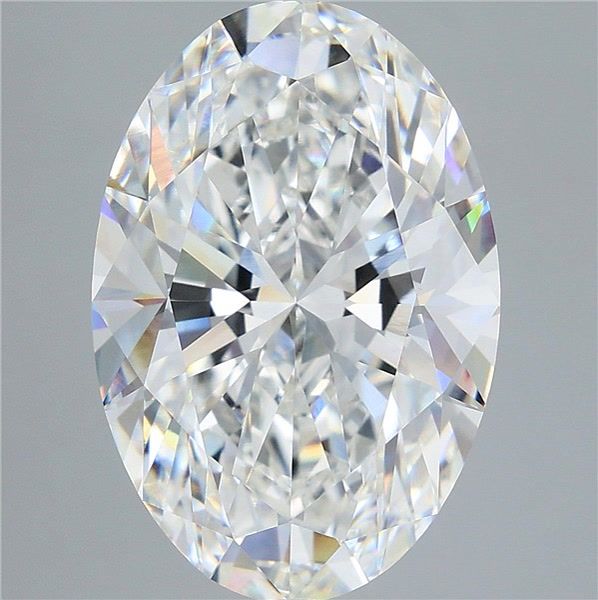 9.08 Carat Oval Shaped, Ideal Cut, F Color, VVS2 Clarity, IGI Certified Lab Grown Diamond