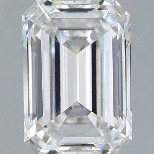 1.03 Carat Emerald Shaped, Ideal Cut, F Color, VVS2 Clarity, IGI Certified Lab Grown Diamond
