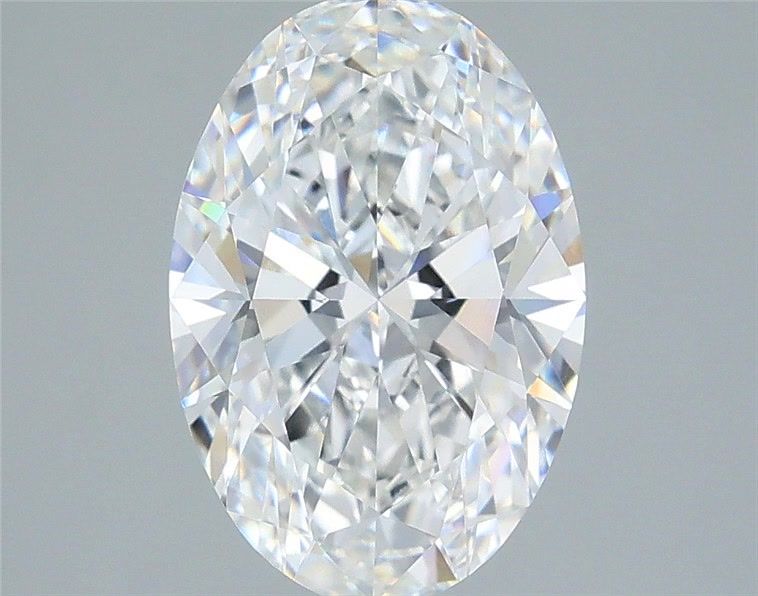 3.09 Carat Oval Shaped, Ideal Cut, E Color, VVS2 Clarity, IGI Certified Lab Grown Diamond