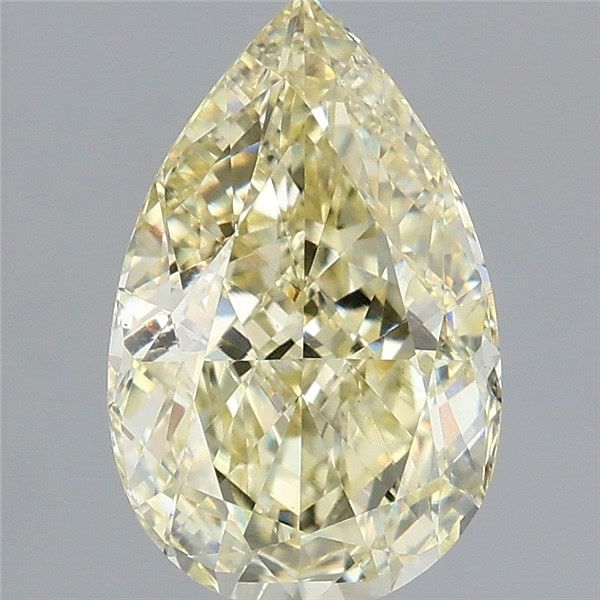 2.50 Carat Pear Shaped, Ideal Cut, VS1 Clarity, IGI Certified Lab Grown Diamond