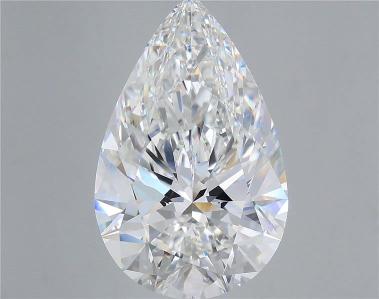 11.05 Carat Pear Shaped, Ideal Cut, E Color, VVS2 Clarity, IGI Certified Lab Grown Diamond