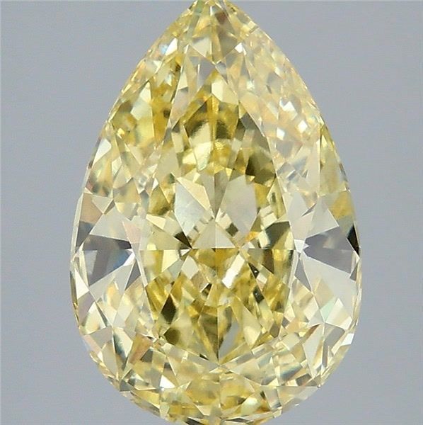 4.08 Carat Pear Shaped, Excellent Cut, VVS2 Clarity, IGI Certified Lab Grown Diamond