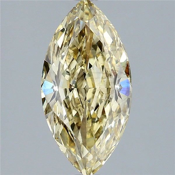 2.57 Carat Marquise Shaped, Ideal Cut, SI1 Clarity, IGI Certified Lab Grown Diamond