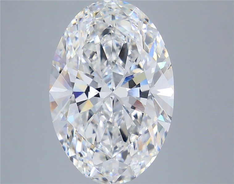 7.59 Carat Oval Shaped, Ideal Cut, E Color, VS1 Clarity, IGI Certified Lab Grown Diamond