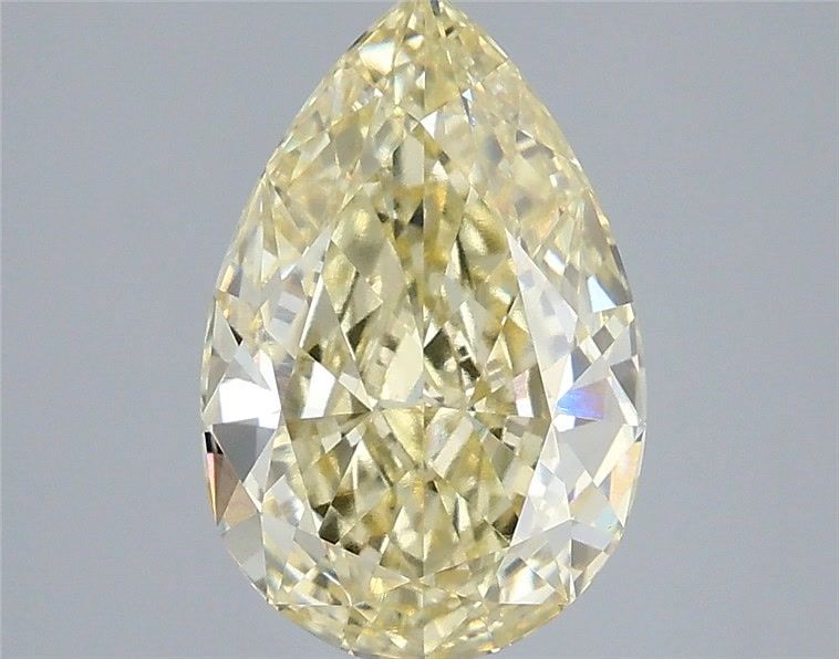 2.57 Carat Pear Shaped, Excellent Cut, VS1 Clarity, IGI Certified Lab Grown Diamond