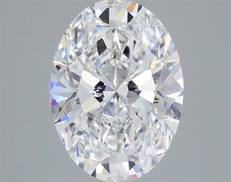 3.10 Carat Oval Shaped, Ideal Cut, E Color, VVS2 Clarity, IGI Certified Lab Grown Diamond