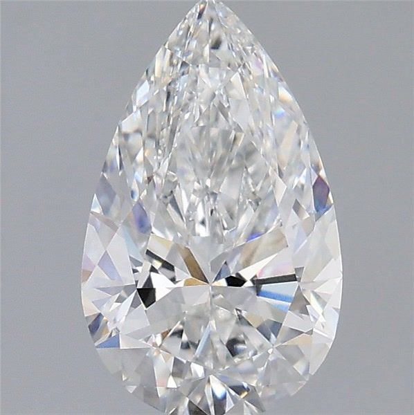 1.58 Carat Pear Shaped, Ideal Cut, D Color, VVS2 Clarity, IGI Certified Lab Grown Diamond