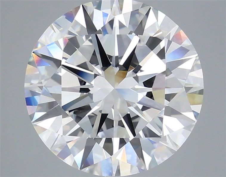 6.04 Carat Round Shaped, Excellent Cut, E Color, VS1 Clarity, IGI Certified Lab Grown Diamond