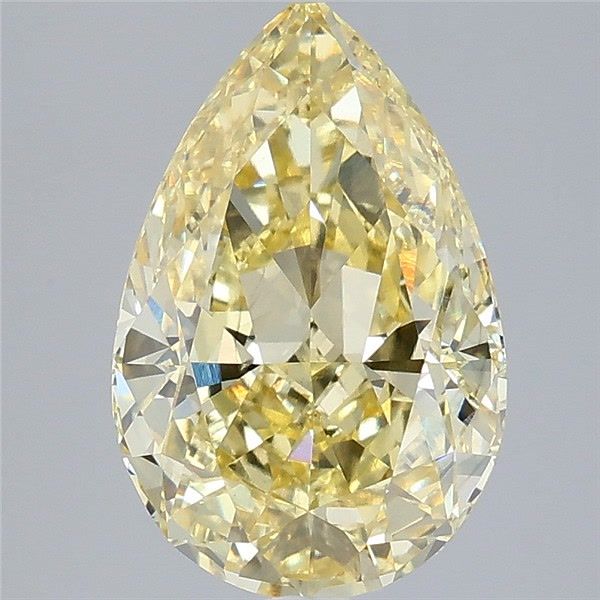 4.09 Carat Pear Shaped, Ideal Cut, VS1 Clarity, IGI Certified Lab Grown Diamond