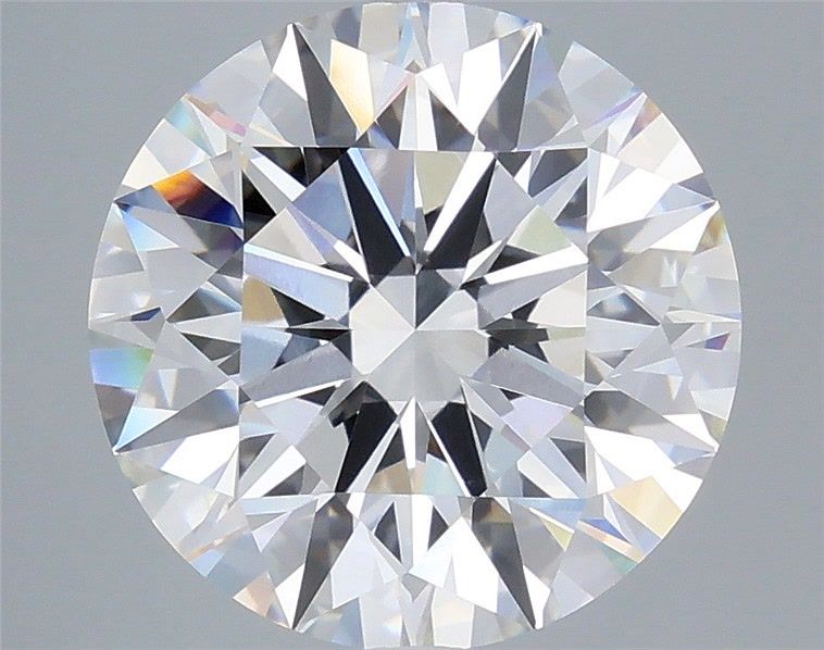 6.07 Carat Round Shaped, Ideal Cut, E Color, VVS2 Clarity, IGI Certified Lab Grown Diamond