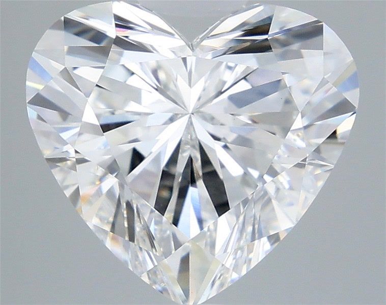 4.57 Carat Heart Shaped, Ideal Cut, E Color, VVS2 Clarity, IGI Certified Lab Grown Diamond