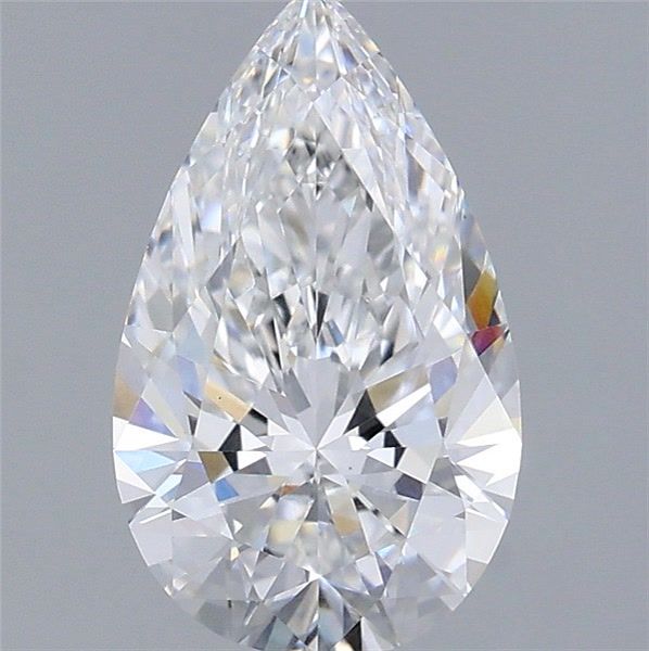 1.59 Carat Pear Shaped, Ideal Cut, D Color, VS1 Clarity, IGI Certified Lab Grown Diamond