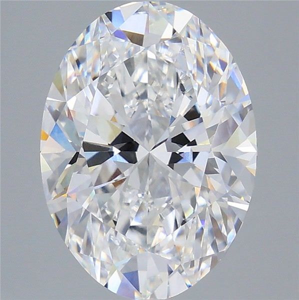 4.54 Carat Oval Shaped, Ideal Cut, E Color, VVS2 Clarity, IGI Certified Lab Grown Diamond