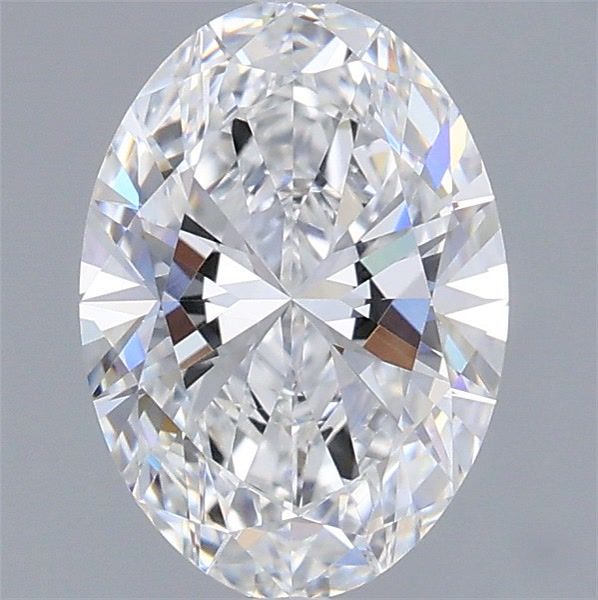 1.59 Carat Oval Shaped, Ideal Cut, D Color, VVS2 Clarity, IGI Certified Lab Grown Diamond