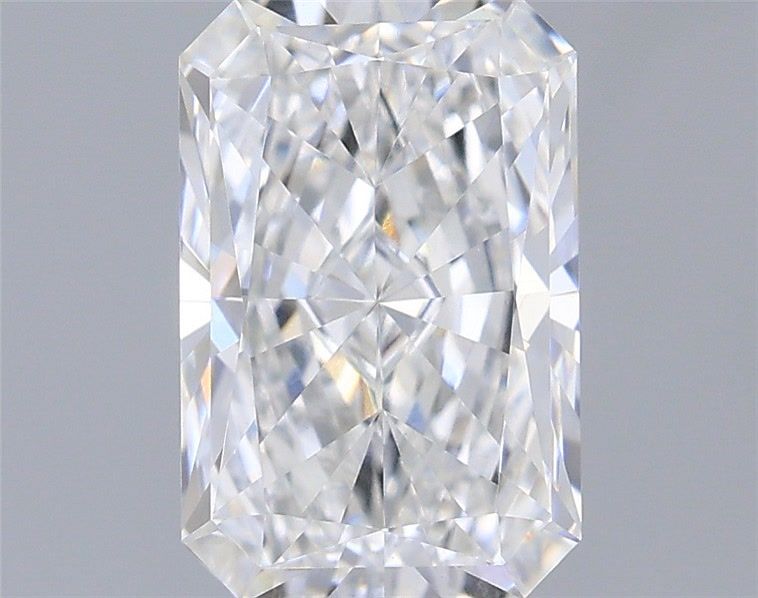 1.09 Carat Radiant Shaped, Ideal Cut, E Color, VVS2 Clarity, IGI Certified Lab Grown Diamond