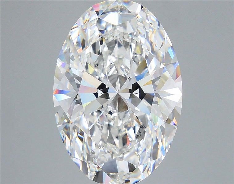 9.06 Carat Oval Shaped, Ideal Cut, E Color, VVS2 Clarity, IGI Certified Lab Grown Diamond