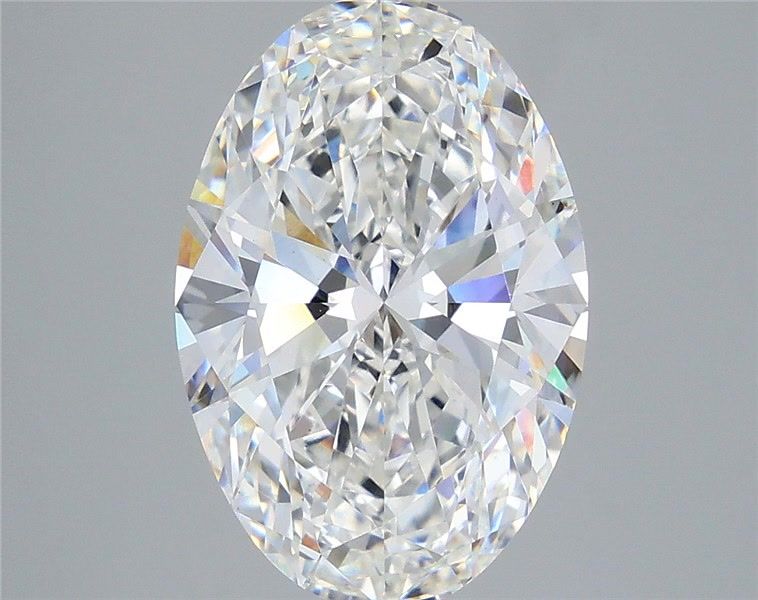 6.03 Carat Oval Shaped, Ideal Cut, F Color, VS1 Clarity, IGI Certified Lab Grown Diamond
