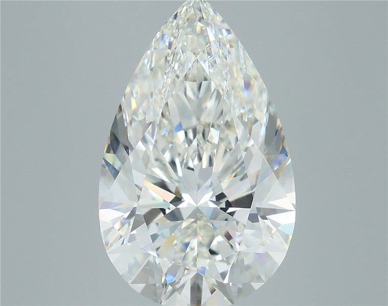 8.59 Carat Pear Shaped, Ideal Cut, F Color, VVS2 Clarity, IGI Certified Lab Grown Diamond