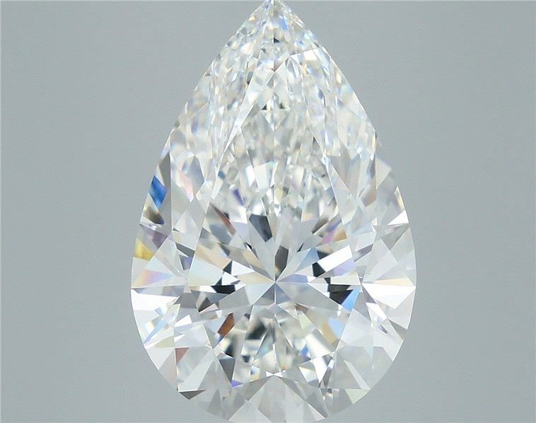 9.01 Carat Pear Shaped, Ideal Cut, E Color, VVS2 Clarity, IGI Certified Lab Grown Diamond