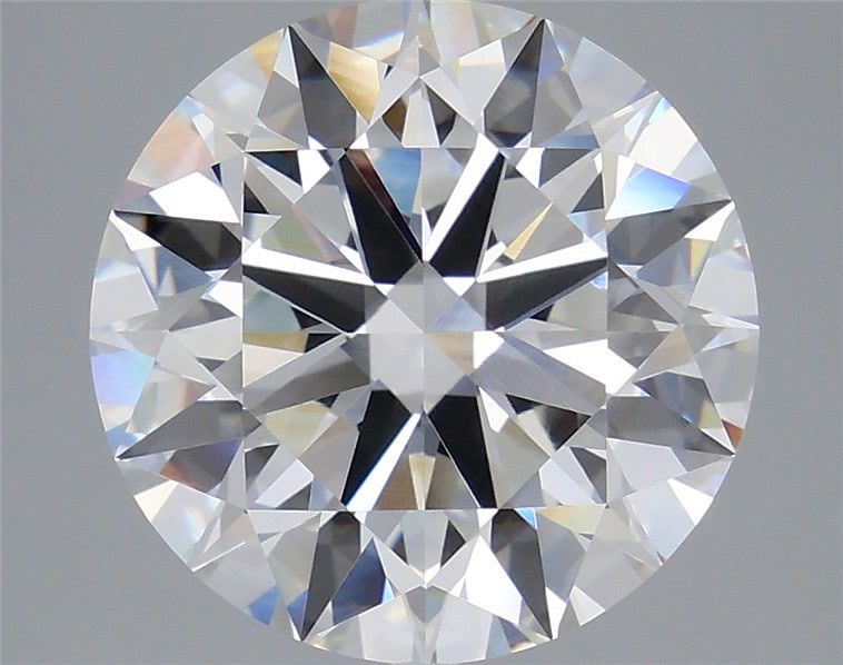 7.09 Carat Round Shaped, Ideal Cut, E Color, VVS2 Clarity, IGI Certified Lab Grown Diamond