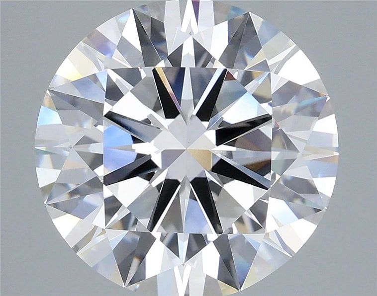 7.56 Carat Round Shaped, Ideal Cut, E Color, VVS2 Clarity, IGI Certified Lab Grown Diamond