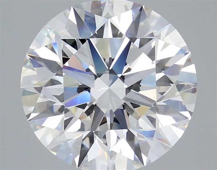 5.09 Carat Round Shaped, Excellent Cut, E Color, VVS2 Clarity, IGI Certified Lab Grown Diamond