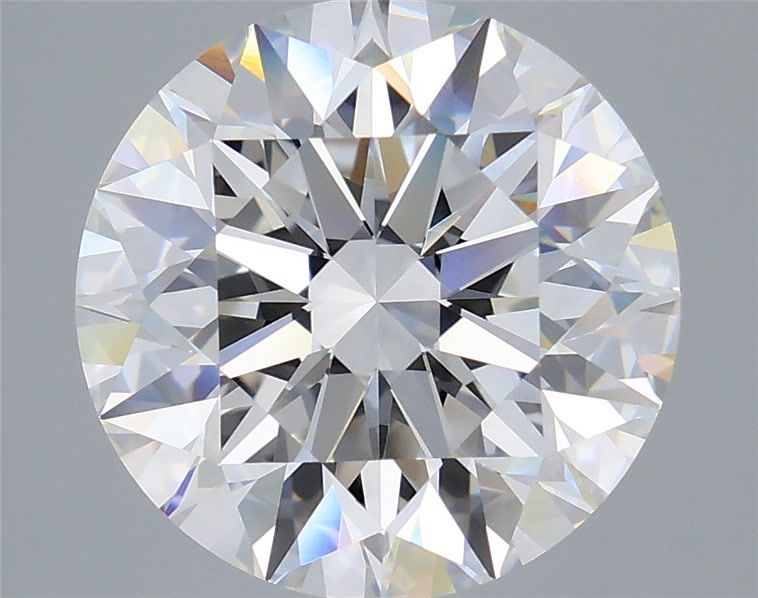 6.07 Carat Round Shaped, Excellent Cut, E Color, VVS2 Clarity, IGI Certified Lab Grown Diamond