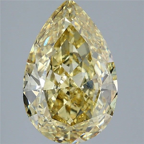 5.08 Carat Pear Shaped, Ideal Cut, SI1 Clarity, IGI Certified Lab Grown Diamond