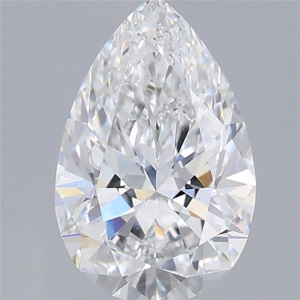 1.59 Carat Pear Shaped, Ideal Cut, D Color, VS2 Clarity, IGI Certified Lab Grown Diamond