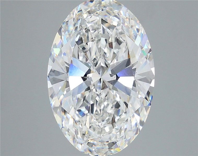 8.04 Carat Oval Shaped, Ideal Cut, F Color, VVS2 Clarity, IGI Certified Lab Grown Diamond