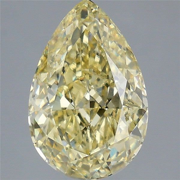 3.59 Carat Pear Shaped, Ideal Cut, VVS2 Clarity, IGI Certified Lab Grown Diamond