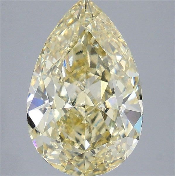 5.07 Carat Pear Shaped, Ideal Cut, VVS2 Clarity, IGI Certified Lab Grown Diamond