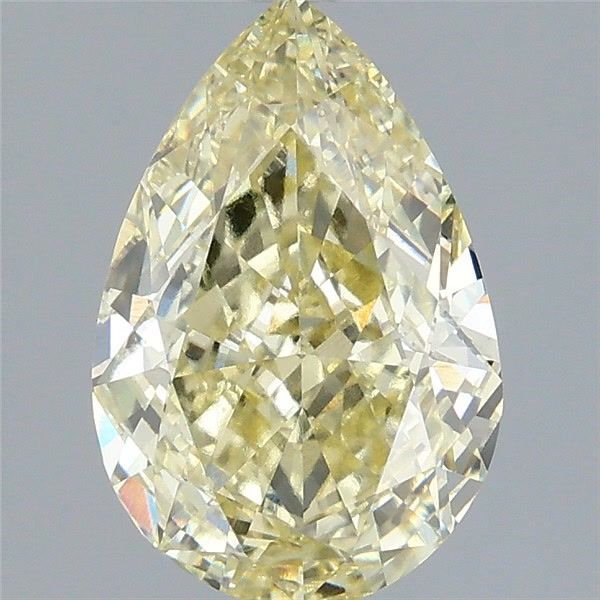2.59 Carat Pear Shaped, Ideal Cut, VVS2 Clarity, IGI Certified Lab Grown Diamond