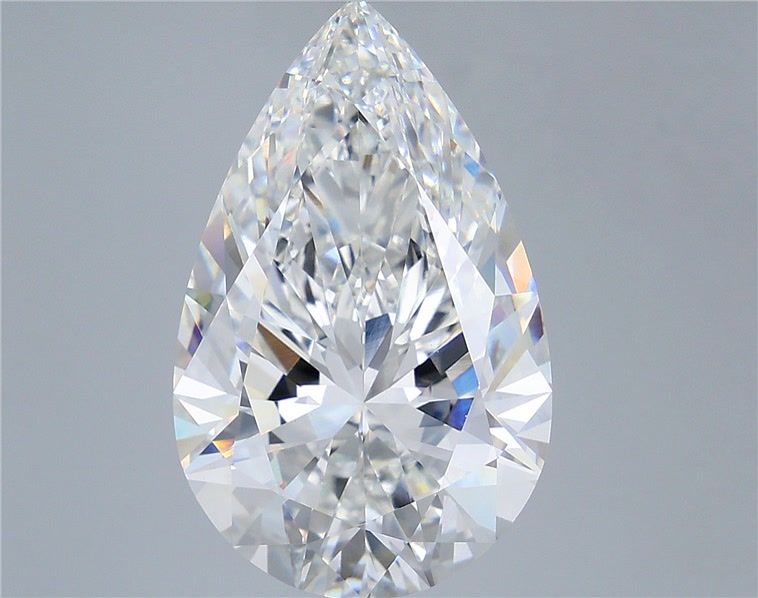 10.06 Carat Pear Shaped, Ideal Cut, E Color, VVS2 Clarity, IGI Certified Lab Grown Diamond
