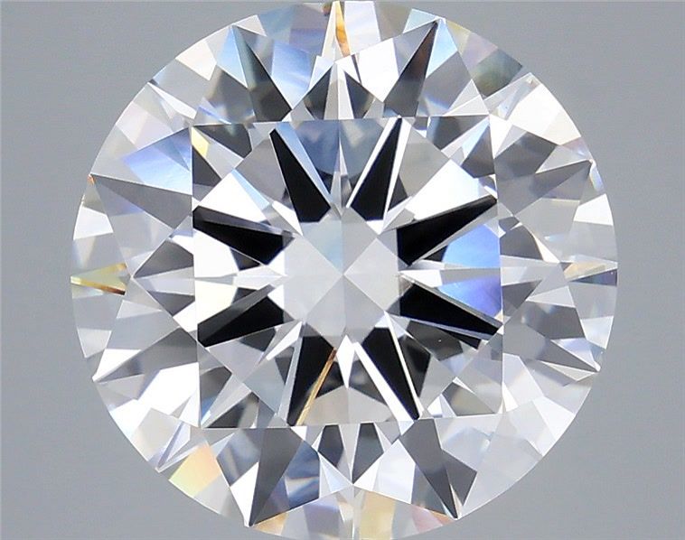 7.55 Carat Round Shaped, Excellent Cut, E Color, VVS2 Clarity, IGI Certified Lab Grown Diamond