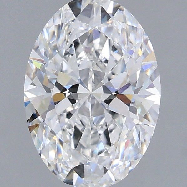 1.59 Carat Oval Shaped, Ideal Cut, D Color, VVS2 Clarity, IGI Certified Lab Grown Diamond