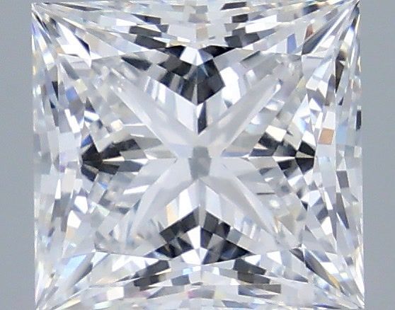 3.10 Carat Princess Shaped, Ideal Cut, D Color, VVS2 Clarity, IGI Certified Lab Grown Diamond