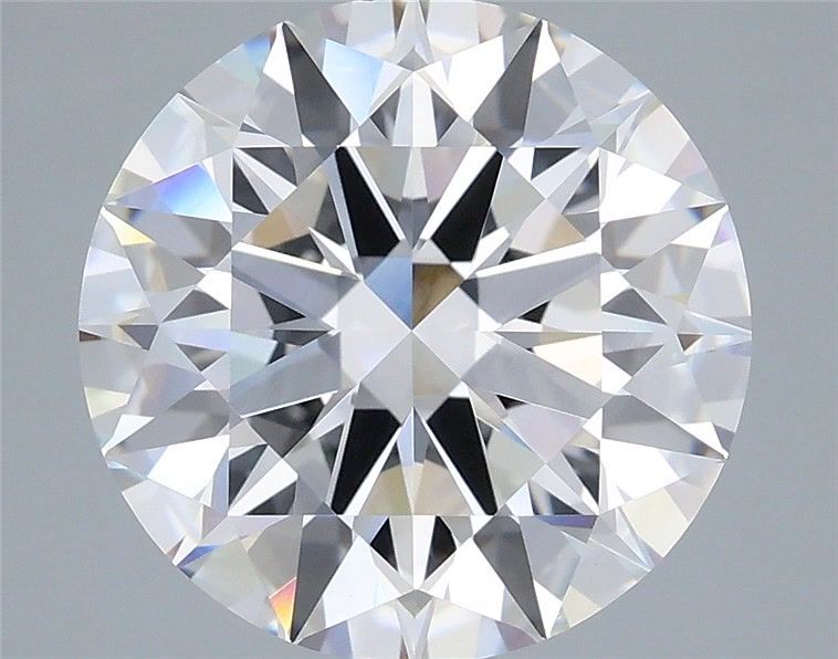 5.58 Carat Round Shaped, Ideal Cut, E Color, VVS2 Clarity, IGI Certified Lab Grown Diamond