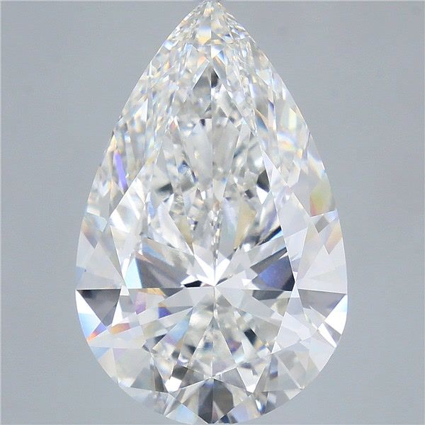 14.53 Carat Pear Shaped, Ideal Cut, F Color, VVS2 Clarity, IGI Certified Lab Grown Diamond