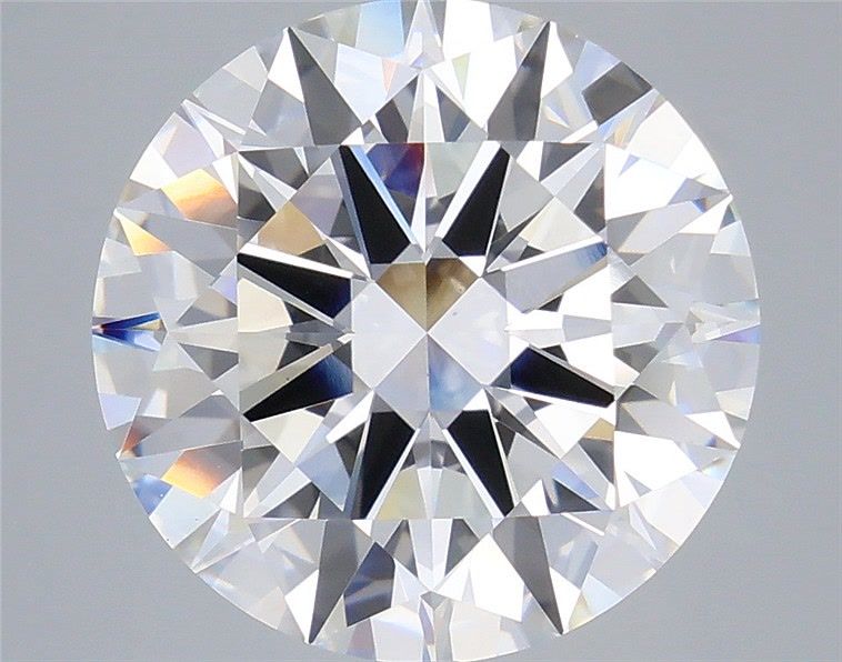 8.07 Carat Round Shaped, Excellent Cut, E Color, VVS2 Clarity, IGI Certified Lab Grown Diamond