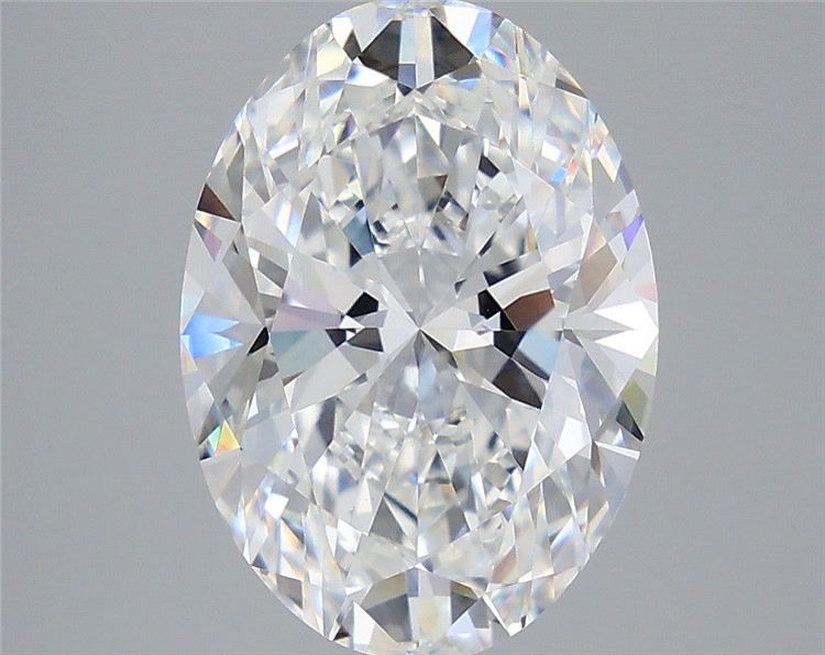 5.54 Carat Oval Shaped, Ideal Cut, E Color, VVS2 Clarity, IGI Certified Lab Grown Diamond