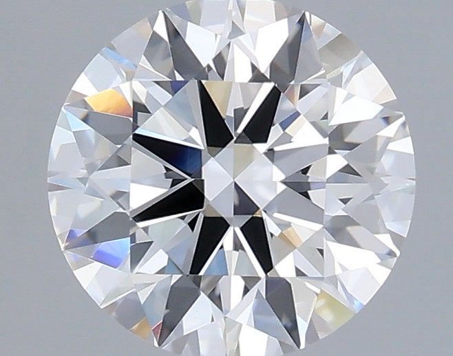 1.58 Carat Round Shaped, Ideal Cut, D Color, VVS2 Clarity, IGI Certified Lab Grown Diamond