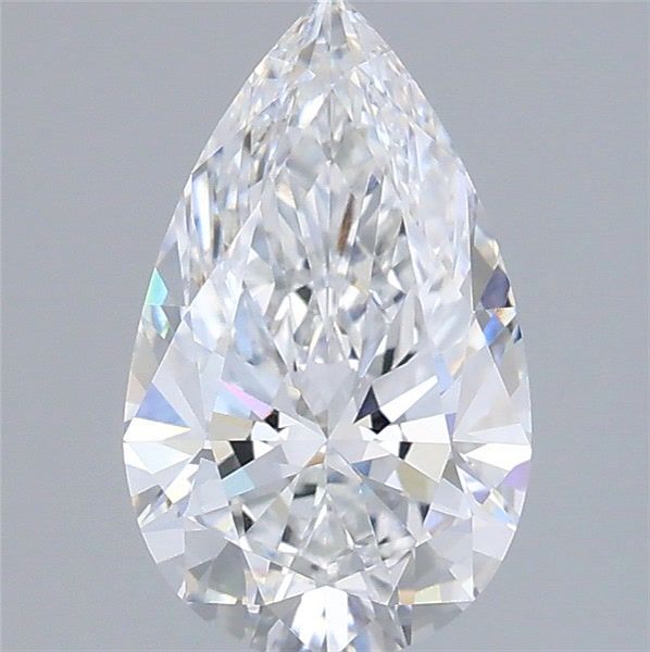 1.58 Carat Pear Shaped, Ideal Cut, D Color, VVS2 Clarity, IGI Certified Lab Grown Diamond