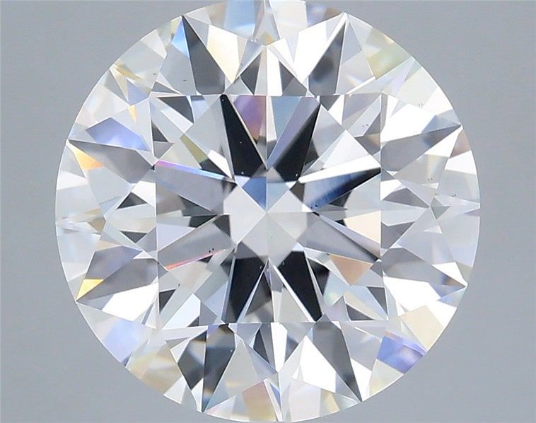 5.06 Carat Round Shaped, Ideal Cut, E Color, VS2 Clarity, IGI Certified Lab Grown Diamond