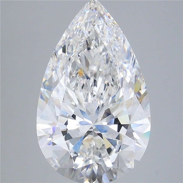 7.59 Carat Pear Shaped, Ideal Cut, E Color, VS1 Clarity, IGI Certified Lab Grown Diamond