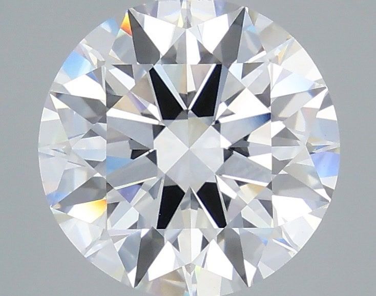 4.08 Carat Round Shaped, Ideal Cut, E Color, VVS2 Clarity, IGI Certified Lab Grown Diamond
