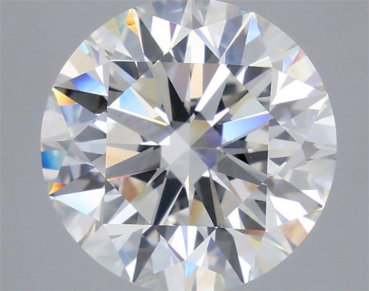 6.08 Carat Round Shaped, Ideal Cut, E Color, VVS2 Clarity, IGI Certified Lab Grown Diamond