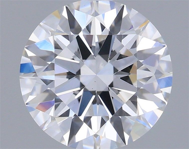 1.57 Carat Round Shaped, Ideal Cut, D Color, VS2 Clarity, IGI Certified Lab Grown Diamond