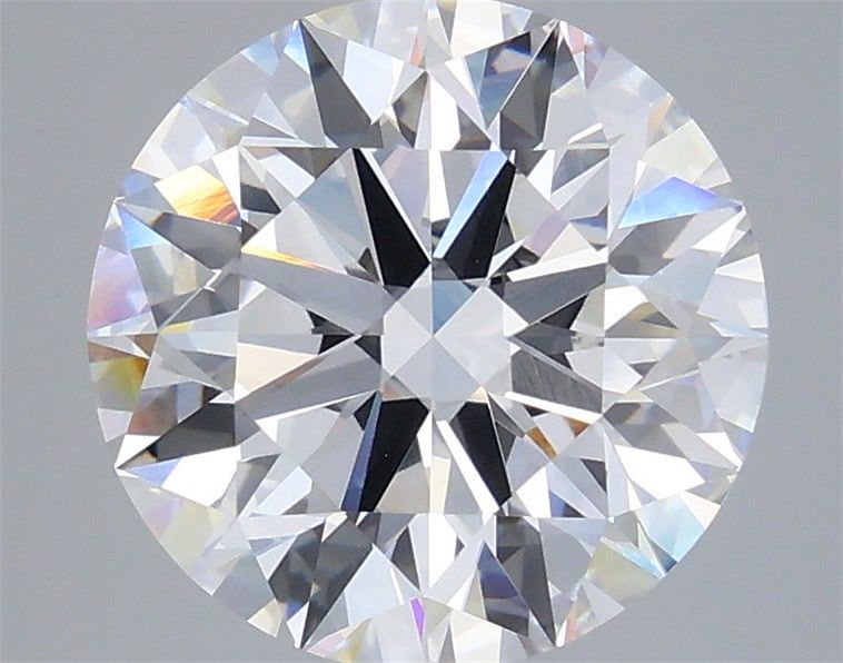 5.07 Carat Round Shaped, Ideal Cut, E Color, VVS2 Clarity, IGI Certified Lab Grown Diamond