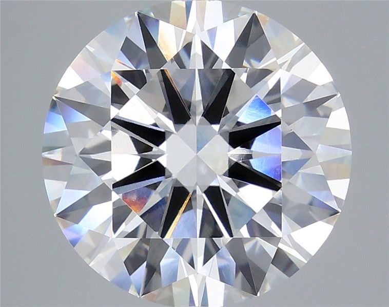 8.07 Carat Round Shaped, Excellent Cut, F Color, VVS2 Clarity, IGI Certified Lab Grown Diamond
